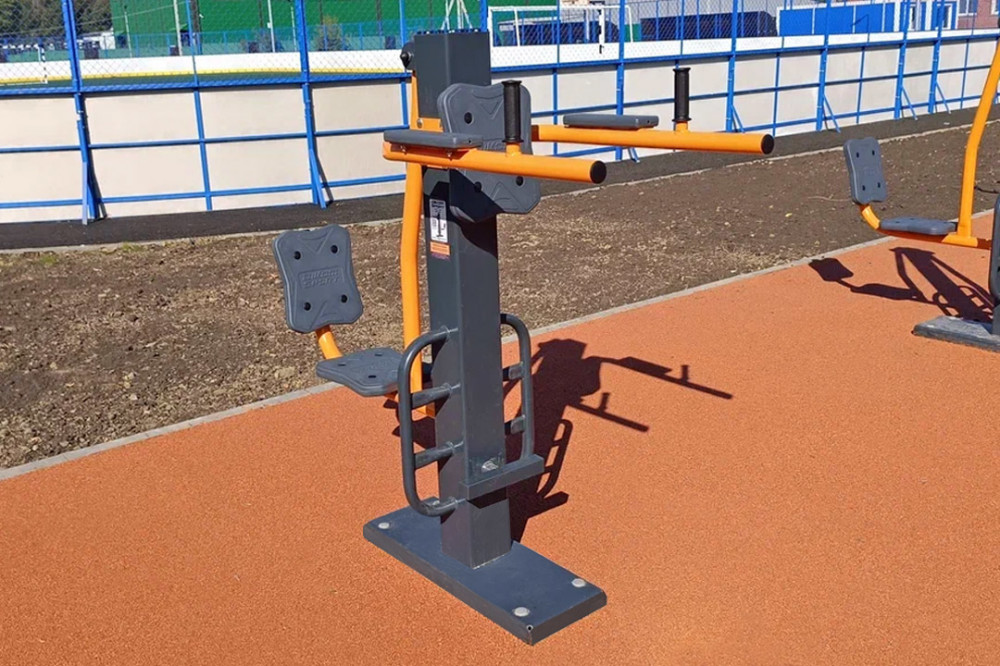 Тренажер двойной «Жим ногами - брусья» ТР-2.04