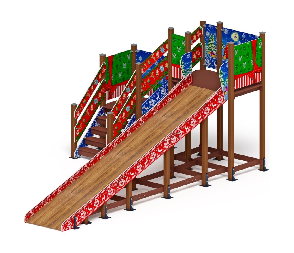 Горка Зима (новый год) (под анкера) - ИО 49.01.02-01.И1 - Н=2000