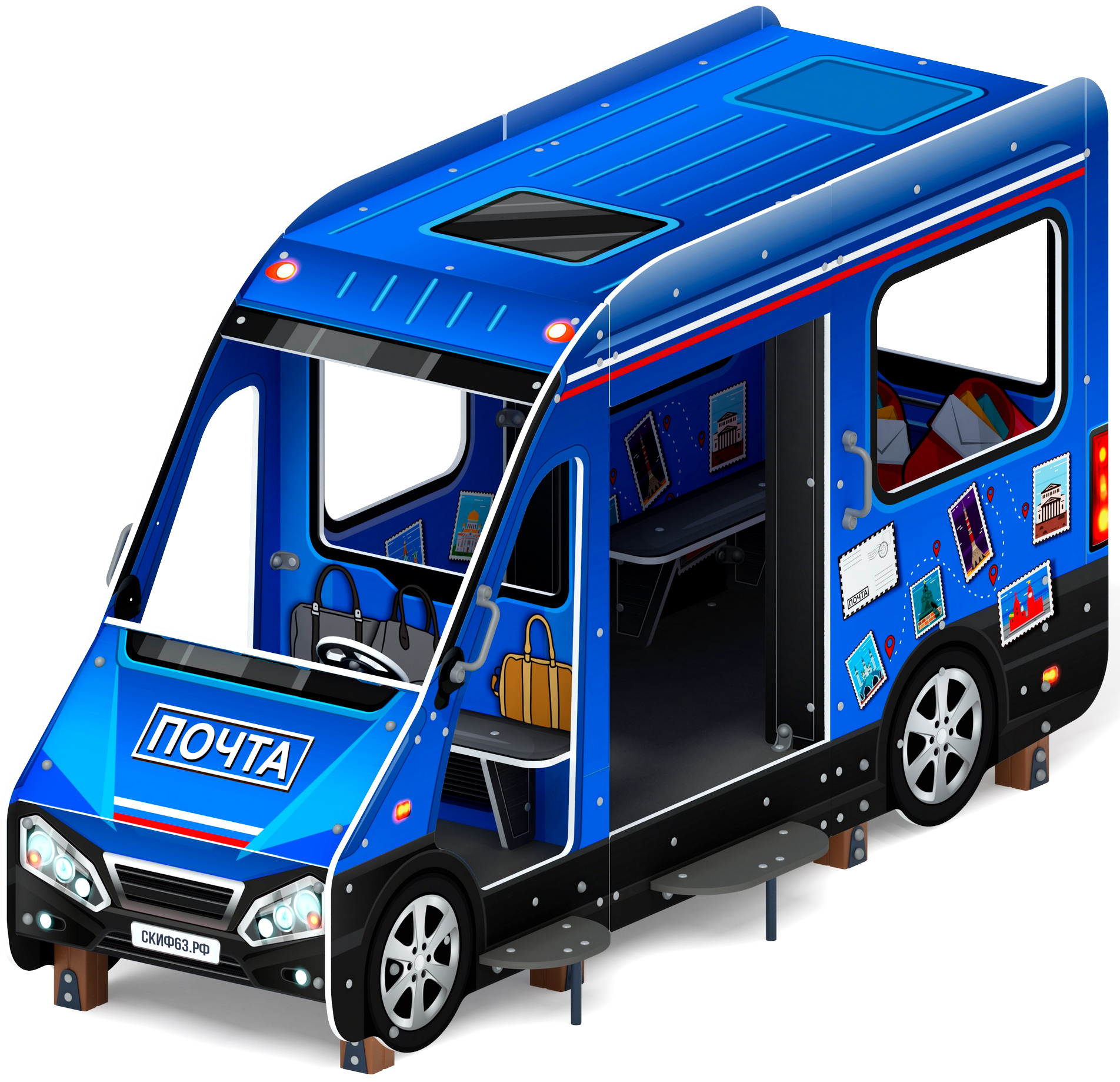 Беседка Автобус (Почта) МФ 10.03.13-03