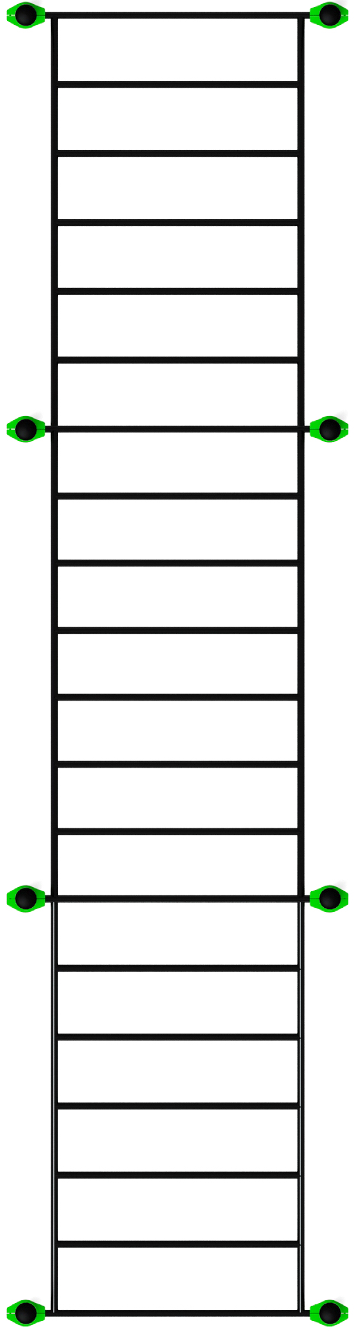 Воркаут ЛОВ 108 зеленый ВТ 102.22-02