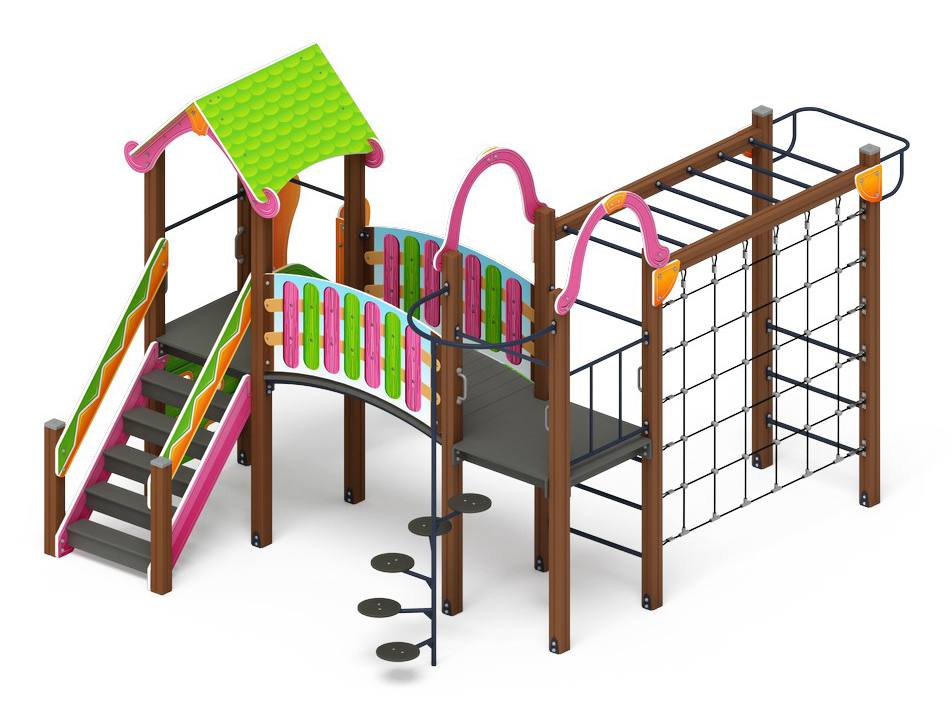 Лукоморье - ДИК 2.25.06-01.С - Игровой комплекс H=1200