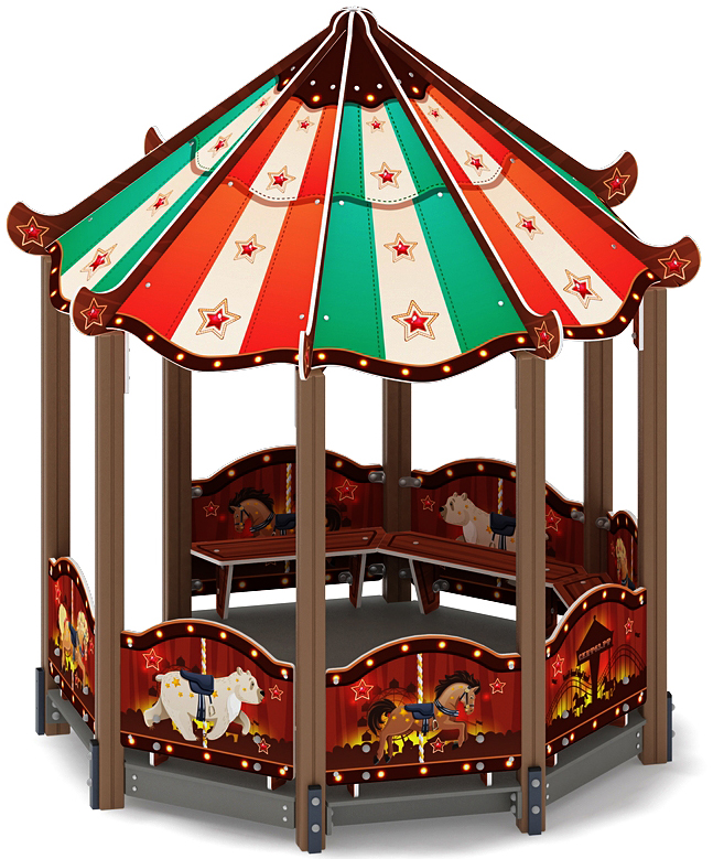 Беседка-пагода Карнавал (Шапито) - МФ 10.22.01-01