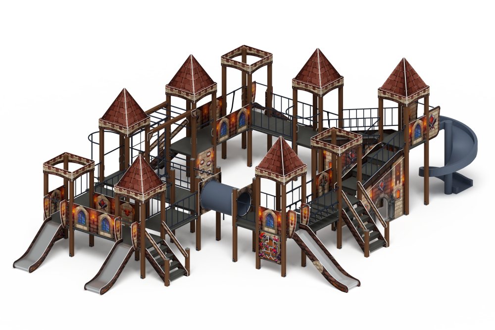 Замок (Средневековый) - ДИК 2.18.12-02 - Игровой комплекс H=900 H=1200 H=2000