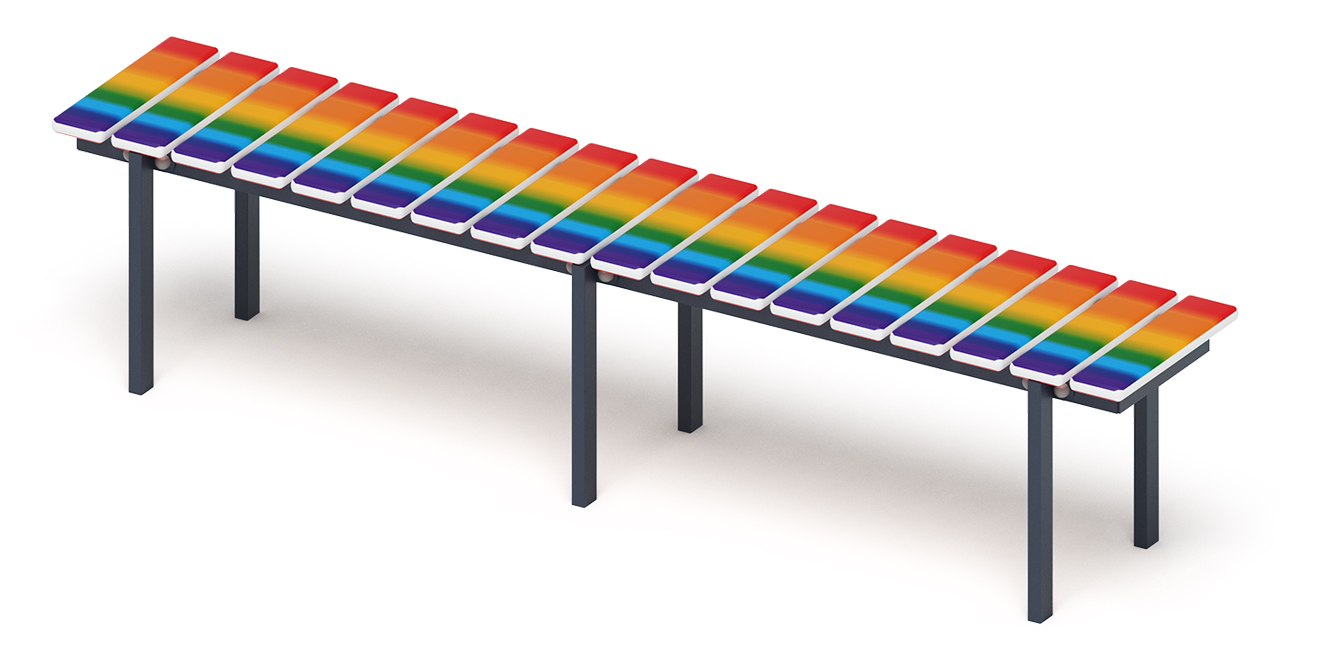 Скамья - МФ 42.01.15 (Радуга)