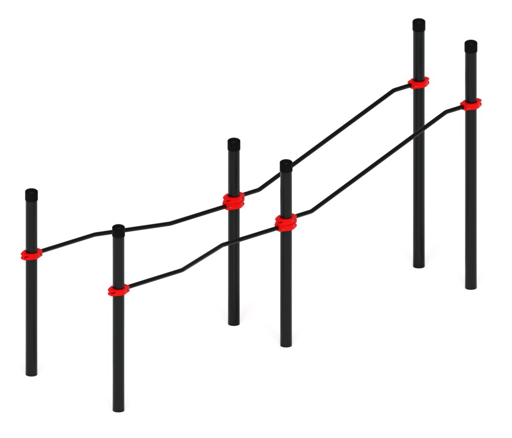 Воркаут ЛОВ 108 красный ВТ 102.20-01