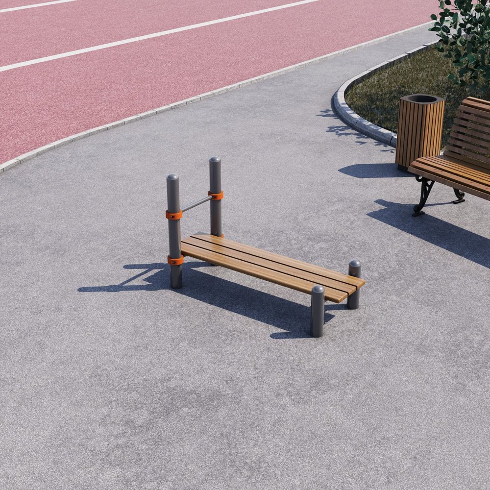 Скамейка для пресса (прямая) СВС-88-М