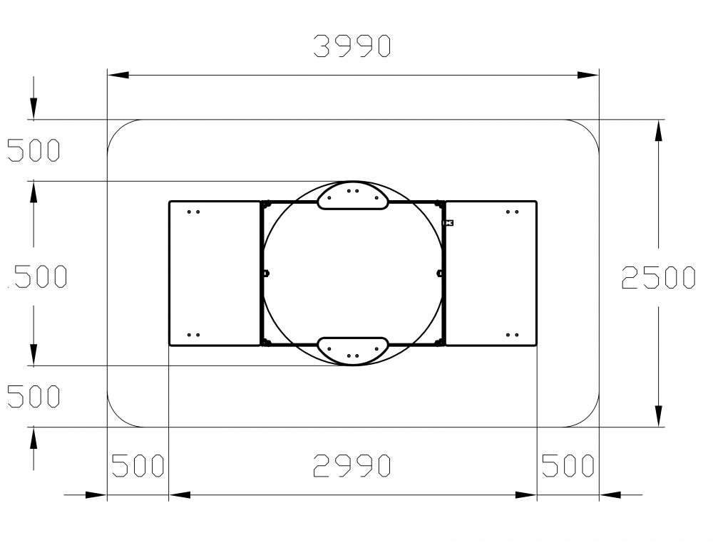 Песочница с крышкой средняя и навесом Грибок (Игра) - ИО 5.01.10-06