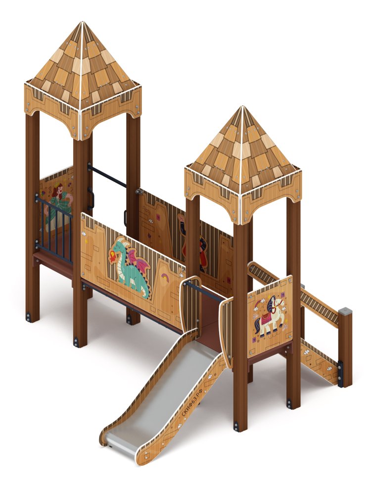 Королевство (Картонное) - ДИК 1.15.02-22 - Игровой комплекс H=750