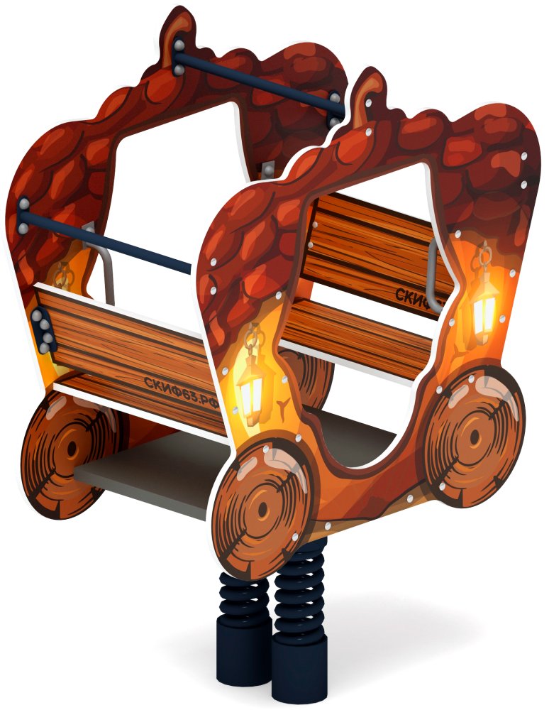 ИО 23.03.03-02 Качалка на пружине карета Желудь