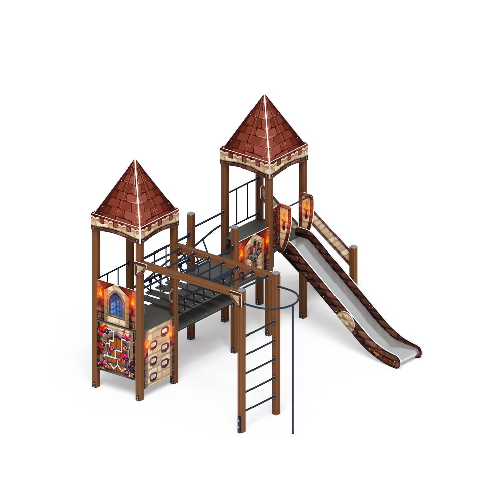 Замок (Средневековый) - ДИК 2.18.01-02 - Игровой комплекс H=1500