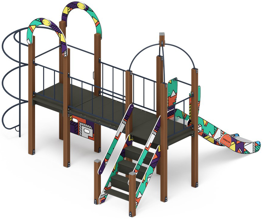 Навина (Геометрия) - ДИК 2.09.03-02 - Игровой комплекс H=1200