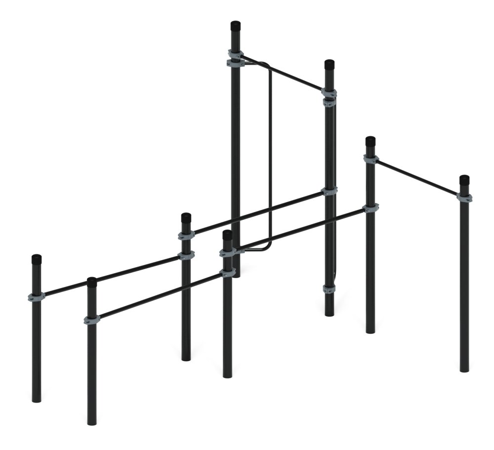 Воркаут ЛОВ 108 серый ВТ 102.16-03
