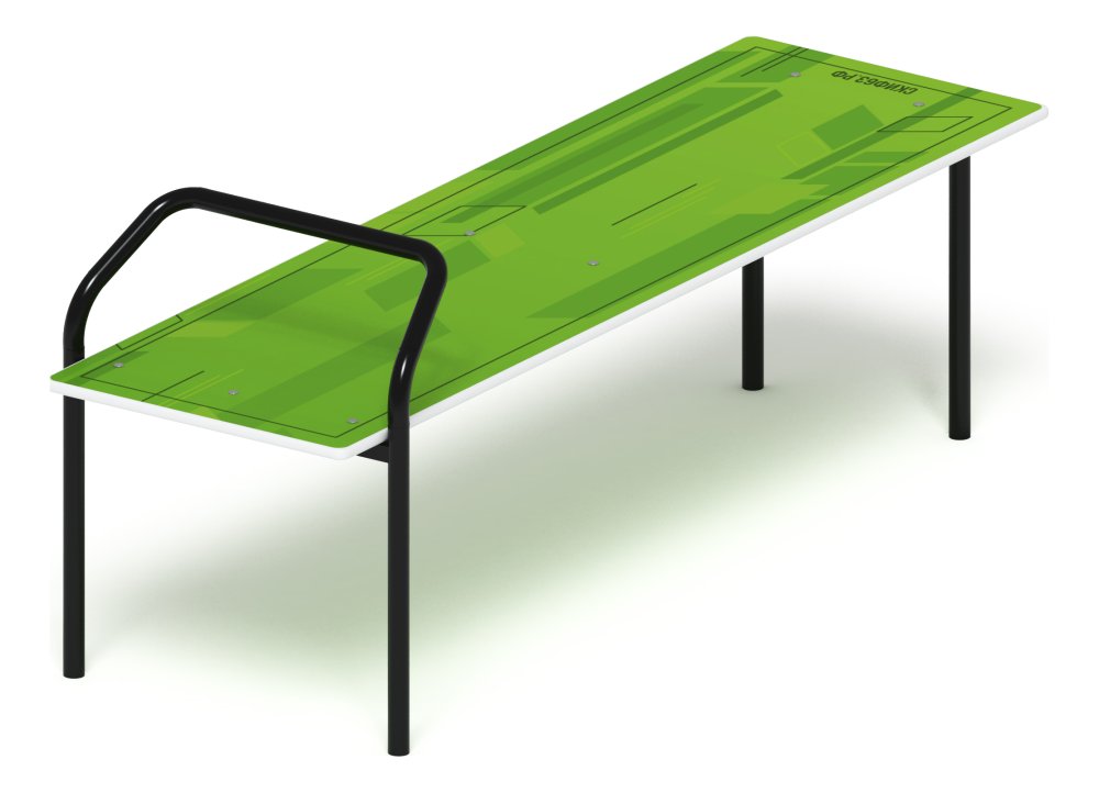 Скамья для пресса (зеленый) - СО 2.40.05-02