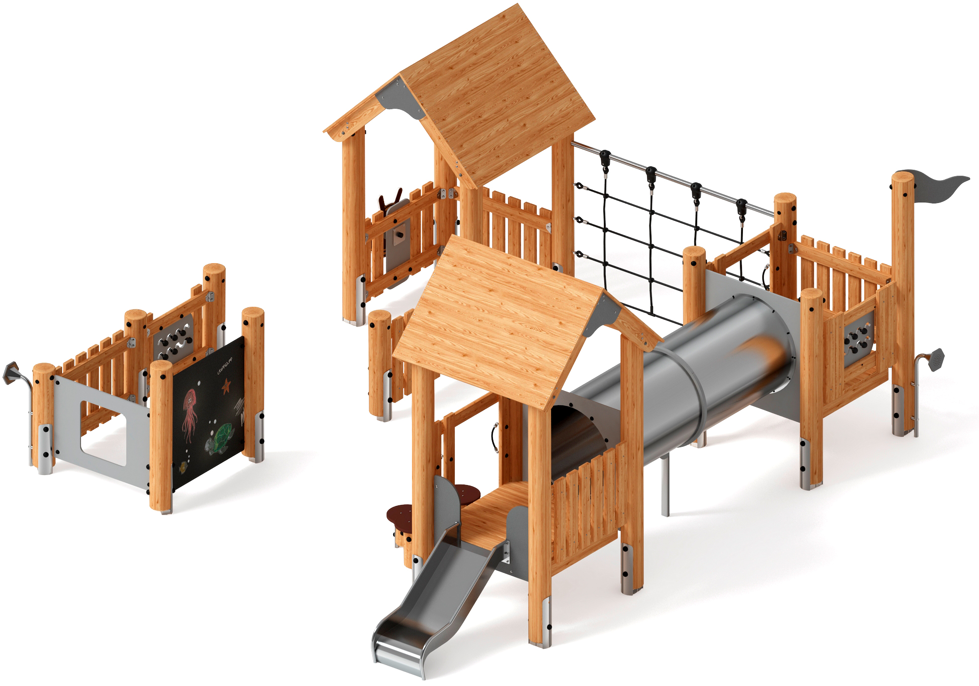 Игровой комплекс (лиственница) ДИК 1.24.02-Л