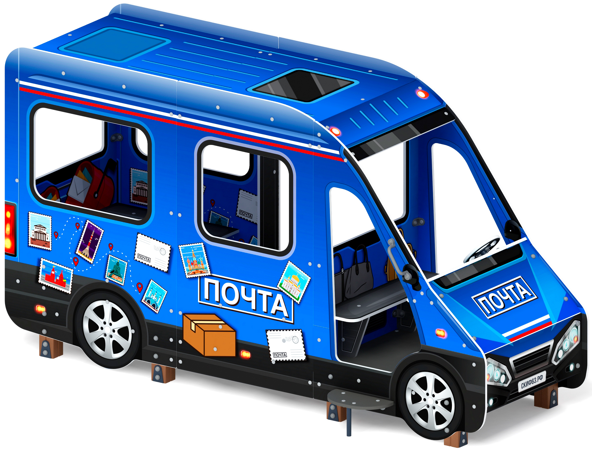 Беседка Автобус (Почта) МФ 10.03.13-03