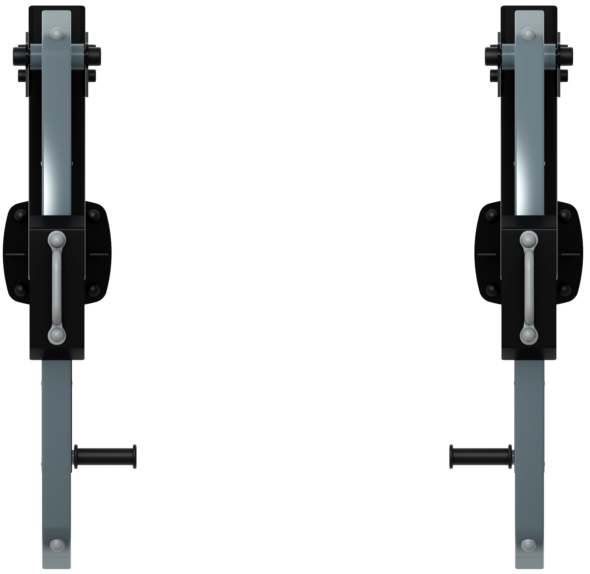 Приседания (серый) - Уличный тренажер - СТ 025-13.П