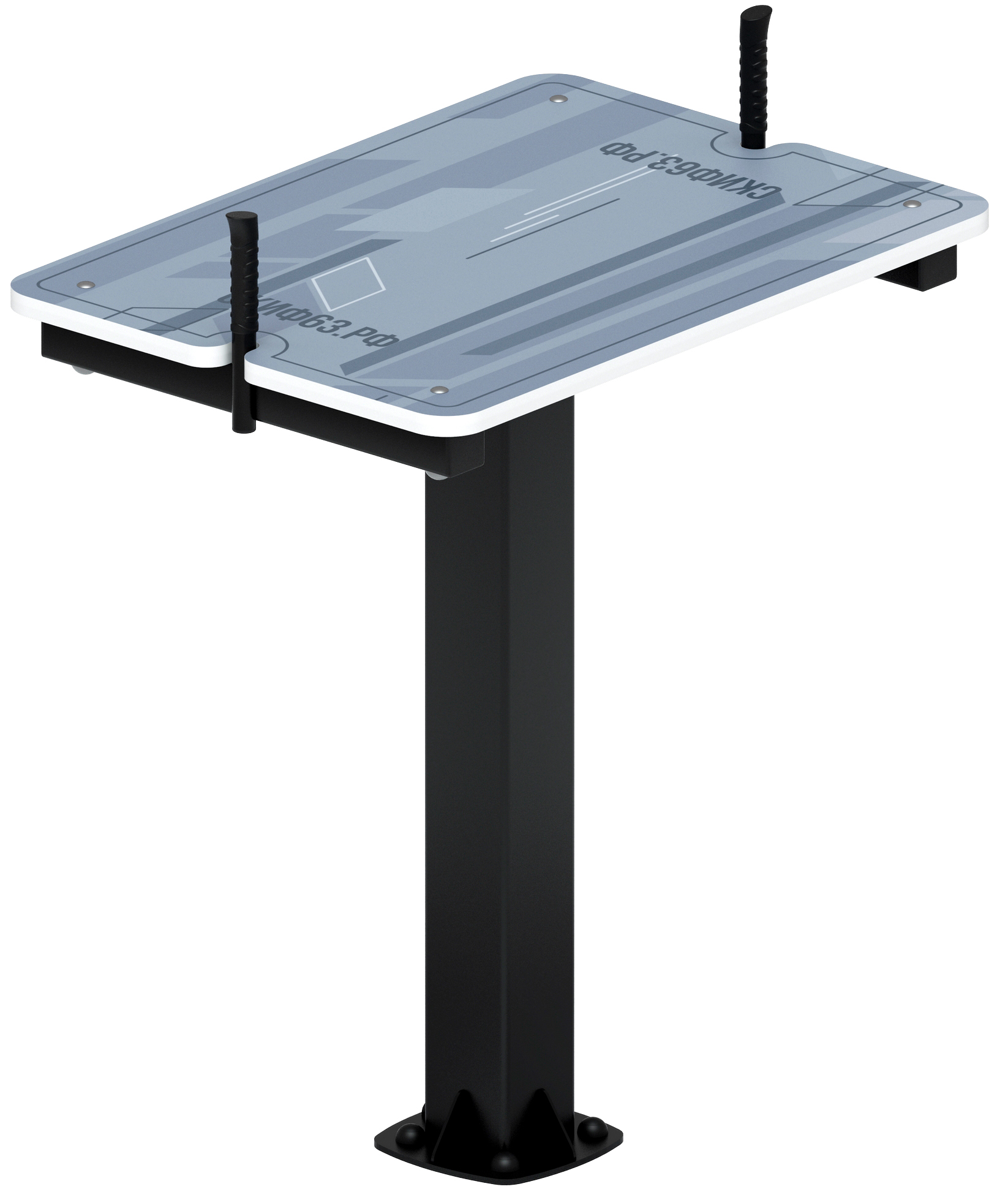 Стол для армреслинга (серый) - Уличный тренажер - СТ 001-13