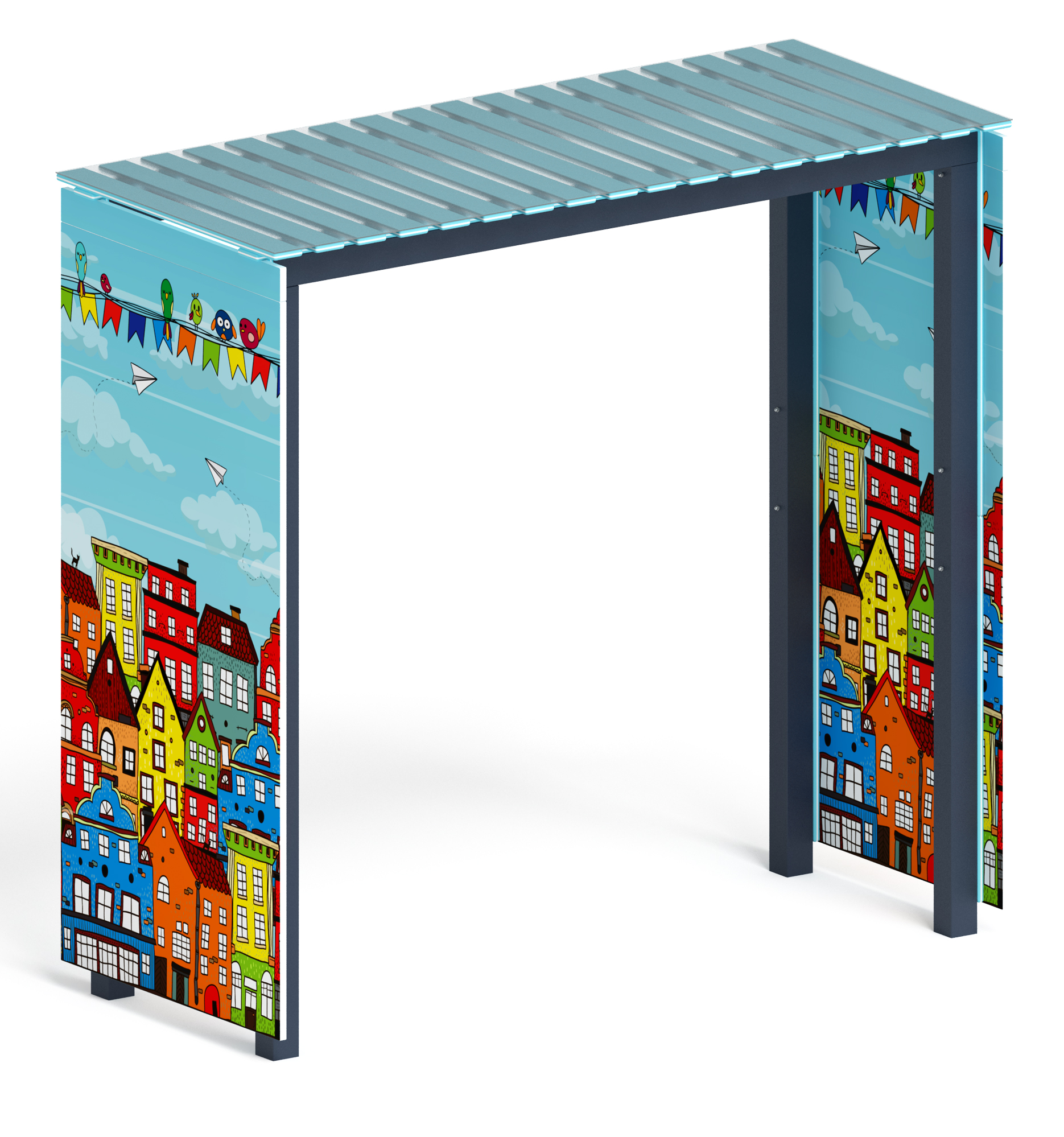 Пергола (Город) - МФ 77.06.01-04 /с поликарбонатом/