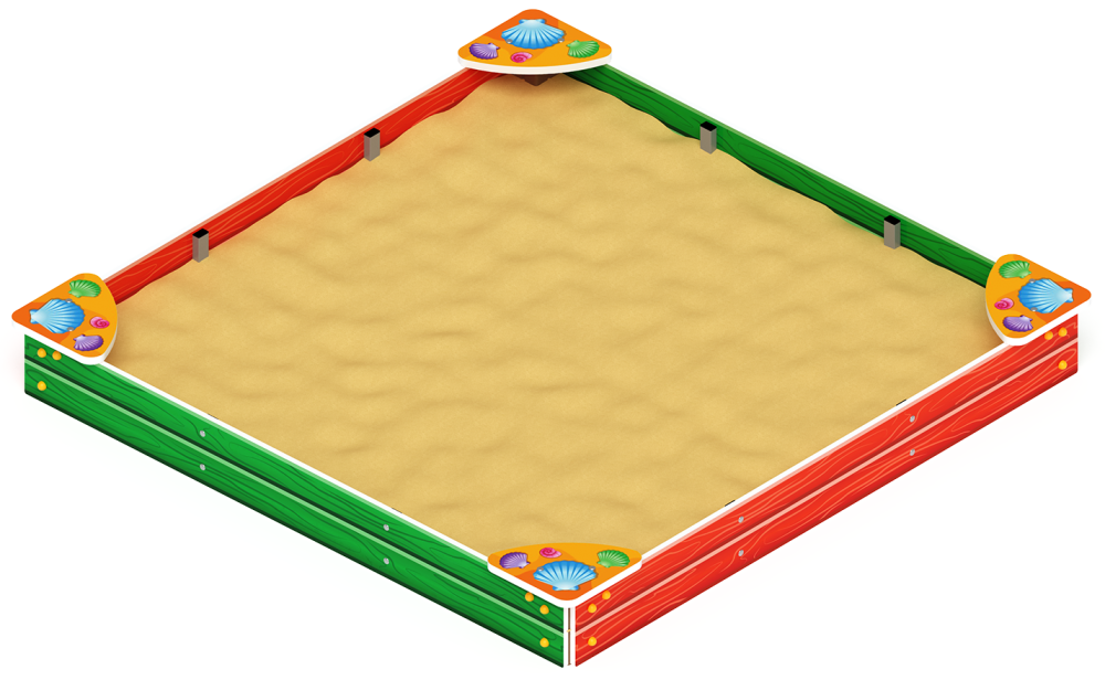 Песочница большая (Ракушки) - ИО 5.01.03-01