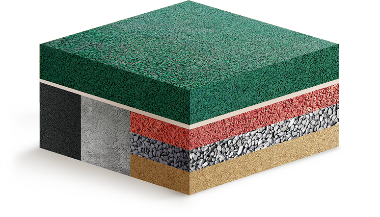 Покрытие из резиновой крошки  Sport Classic