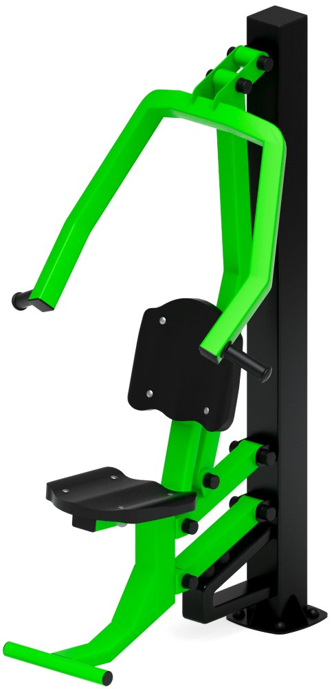 Жим от груди (зеленый) - Уличный тренажер - СТ 006-12