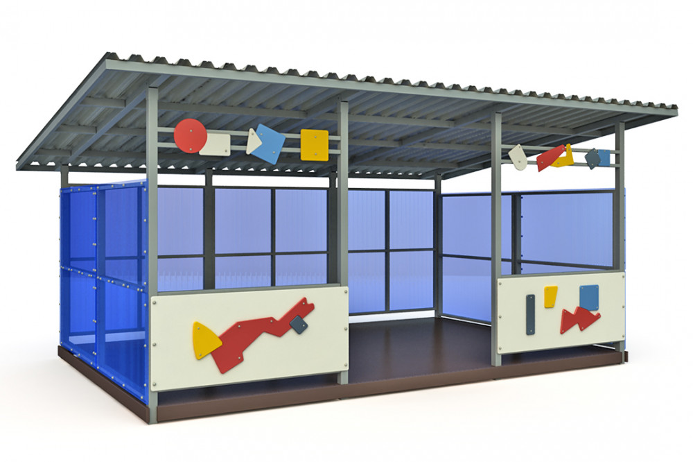 Теневой навес (40м2) ТН-5х8