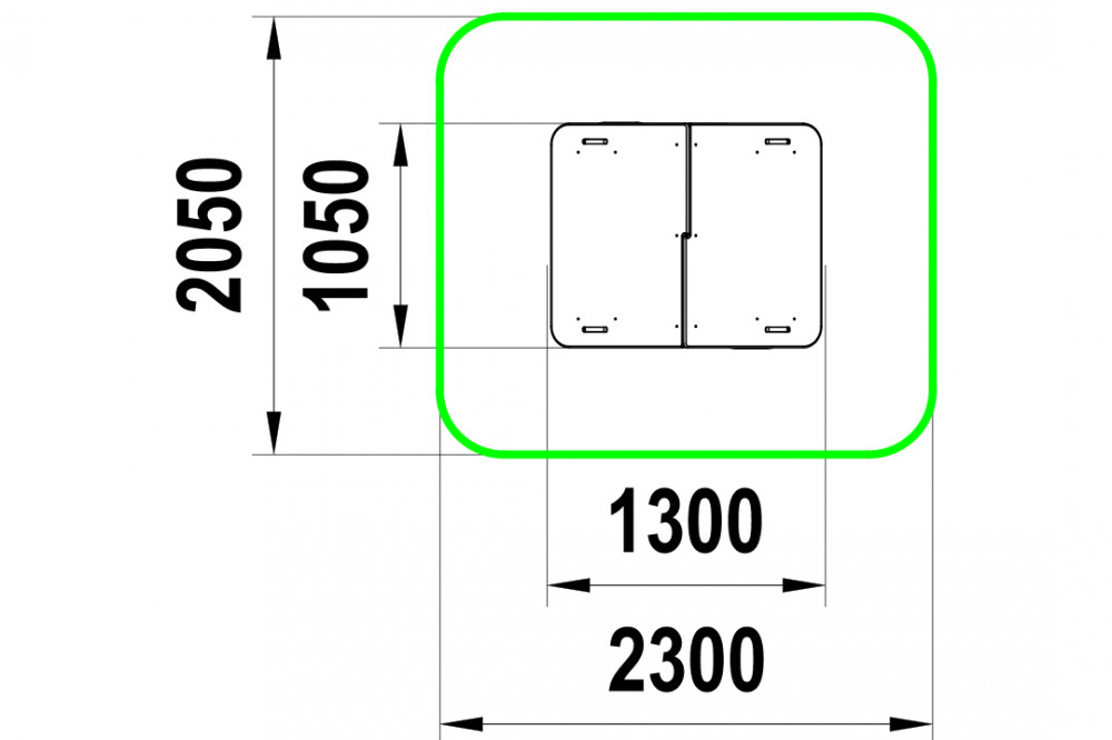 Детский домик "Ёлочка" МФ-1.86