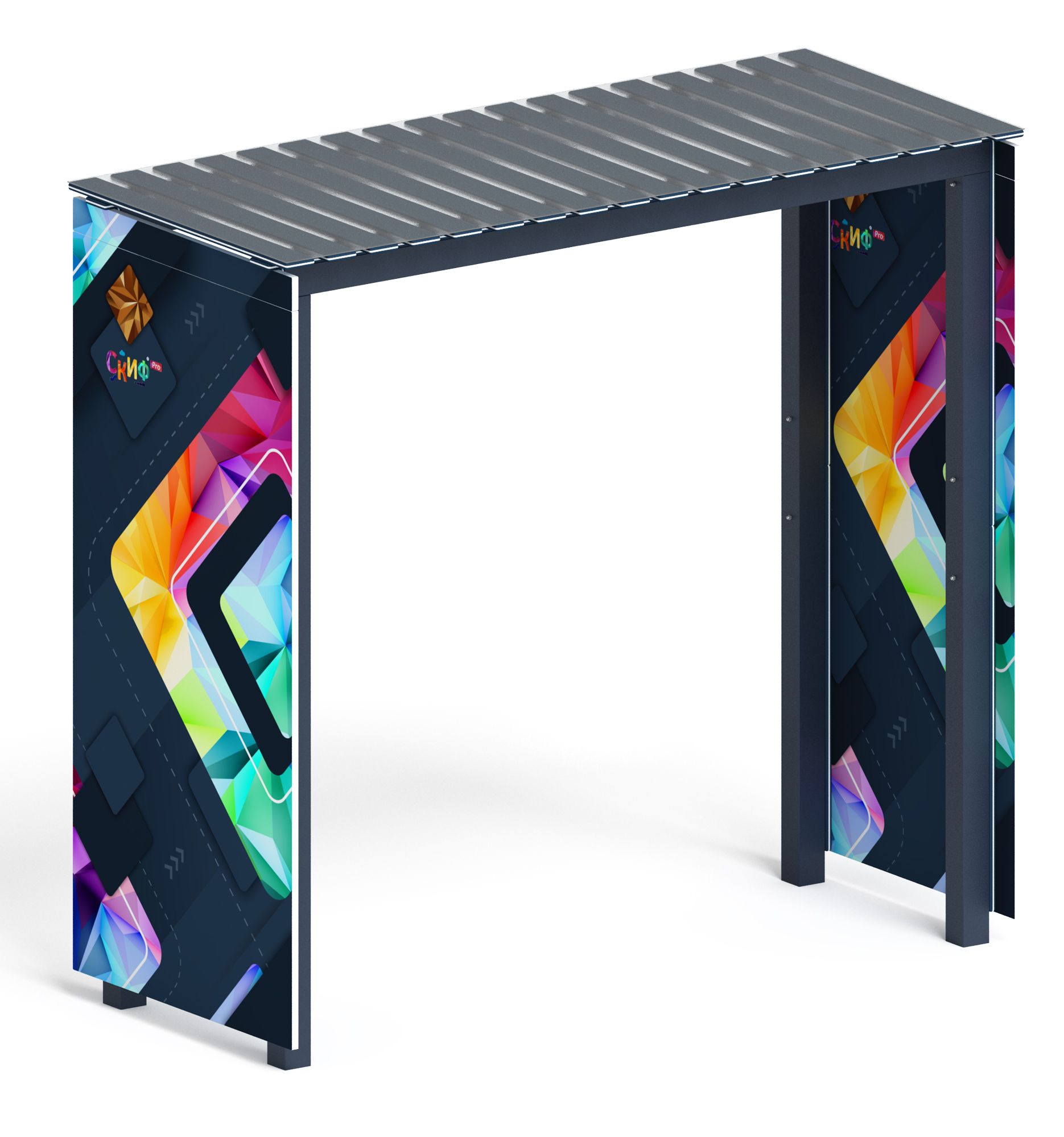 Пергола (СКИФ) - МФ 77.06.01 /с поликарбонатом/