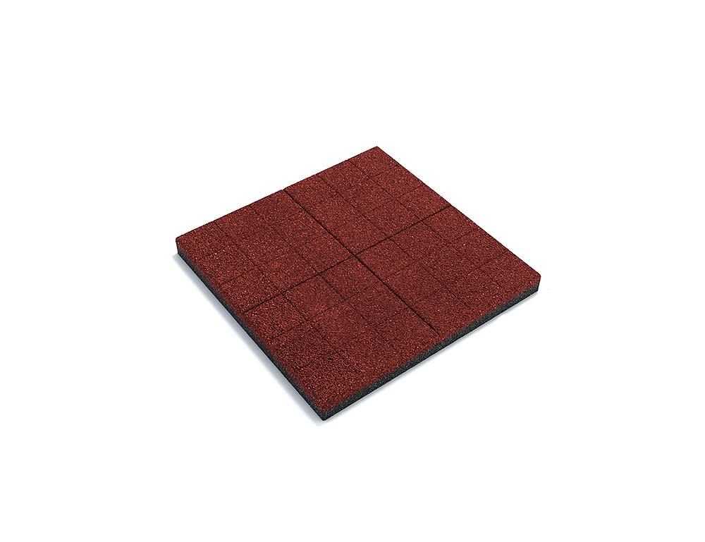 Резиновая плитка 350х350х20 мм "Сетка"