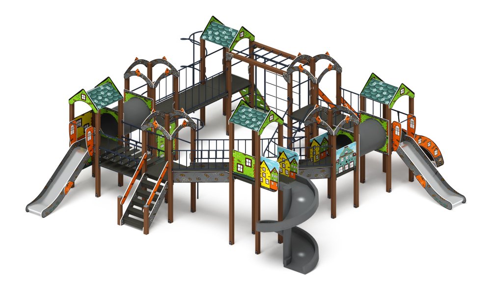 Остров детства (Город) - ДИК 2.01.8.02-21 - Игровой комплекс H=1200 H=2000