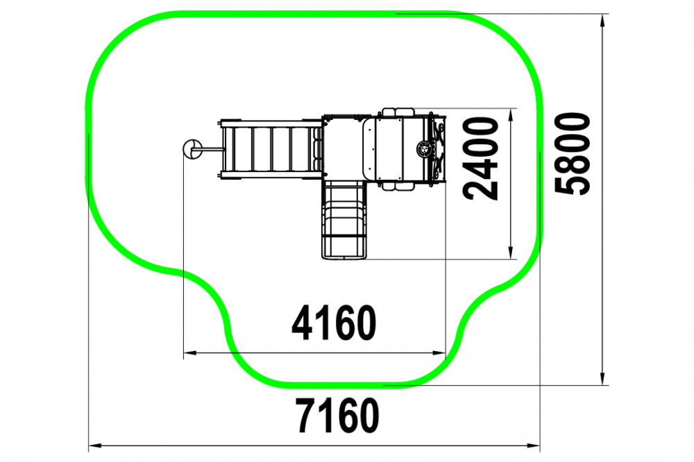Машинка "Пожарная" со спорт ядром МФ-1.5