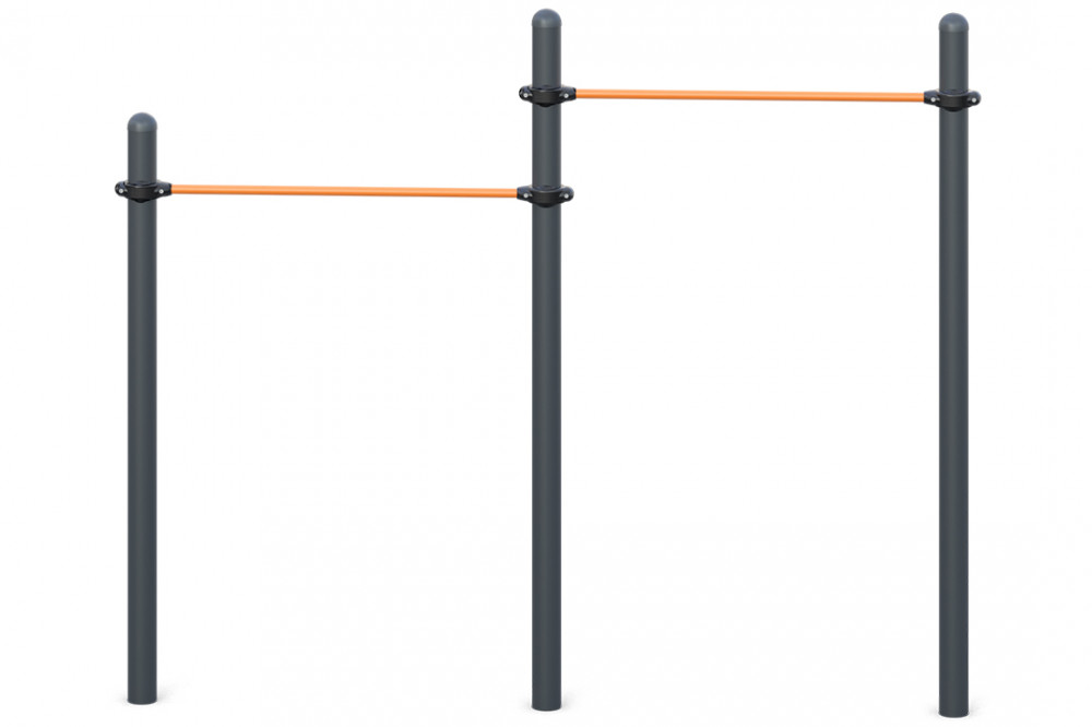 Турник разноуровневый двойной W-02-007