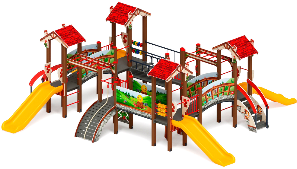 В гостях у сказки горка пластиковая Н 900 ДИК 1.05.01-28