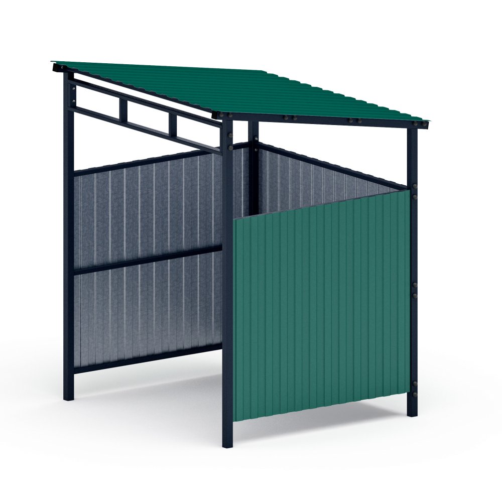 Навес контейнерной площадки для мусора (1 секция) МФ 55.02.03.1-01