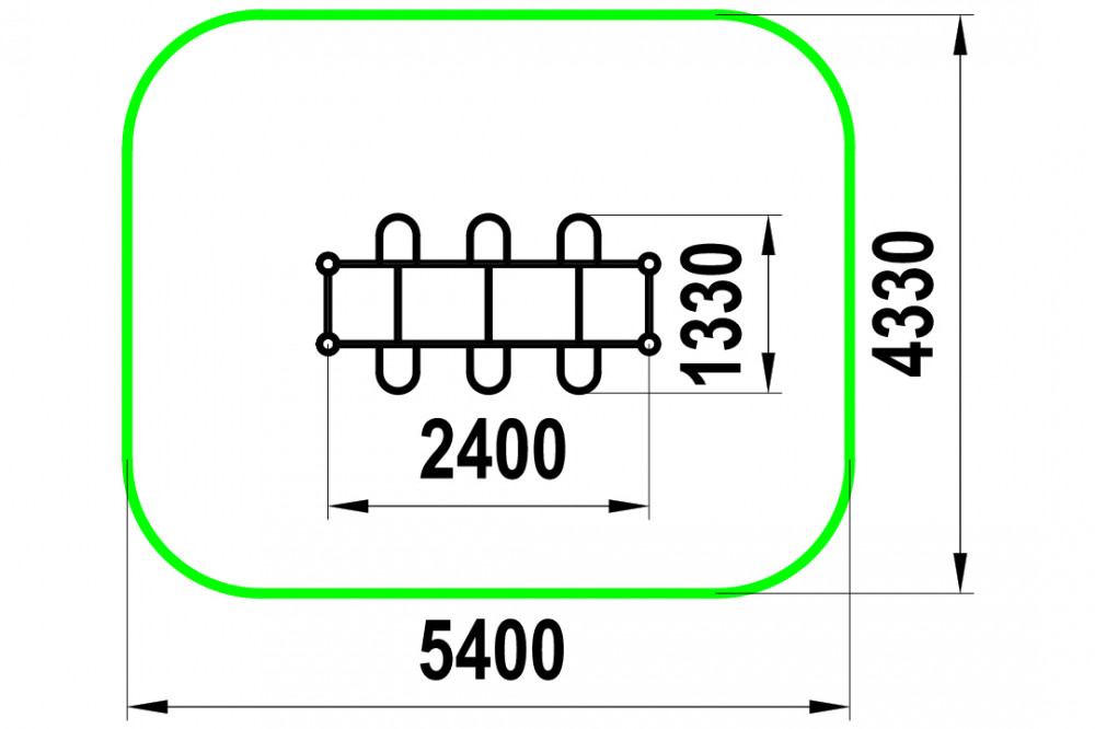 Рукоход Змеевик 2 W-03-008