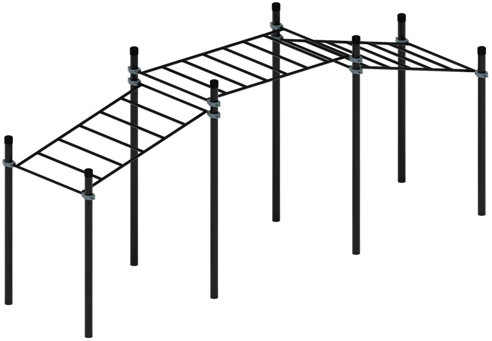 Воркаут ЛОВ 108 серый ВТ 102.22-03