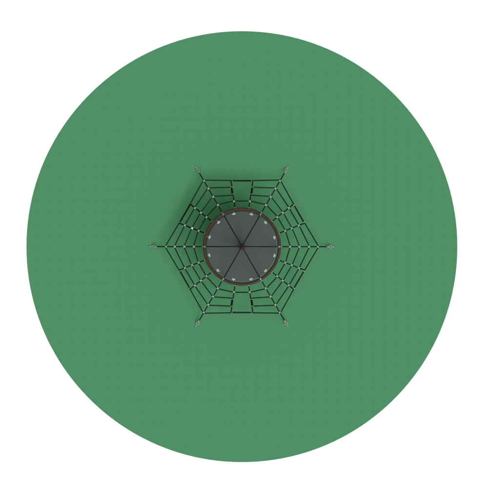 Пирамида - СК 2.05.06-РК сетка на резиновое покрытие