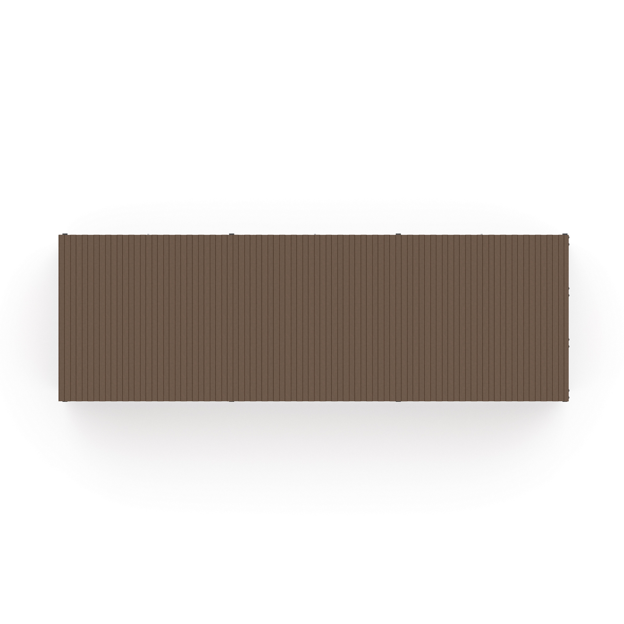 Навес контейнерной площадки для мусора (3 секции) МФ 55.02.02.3-02