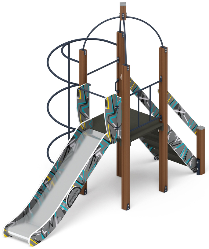 Навина (Техно-голубой) - ДИК 2.09.01-01 - Игровой комплекс H=1200