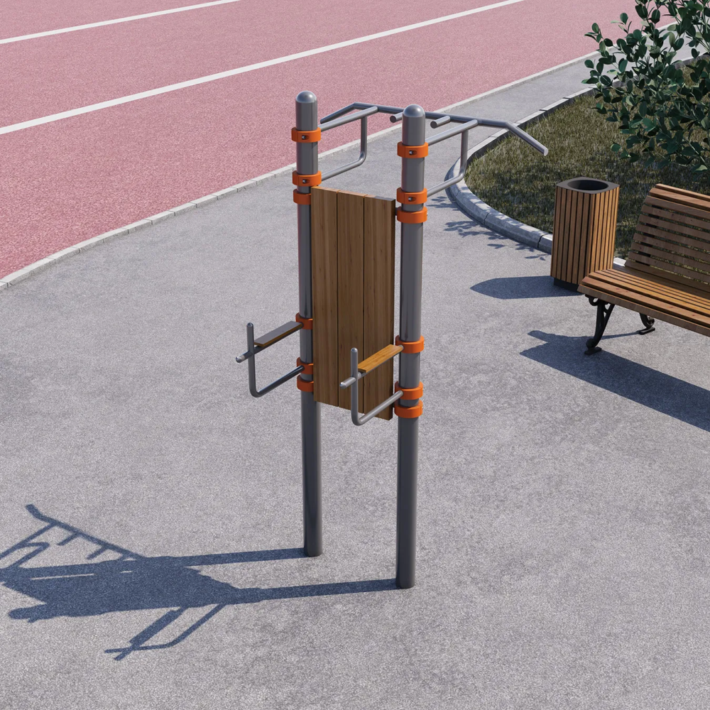 Вертикальный пресс с навесным турником СВС-92-1