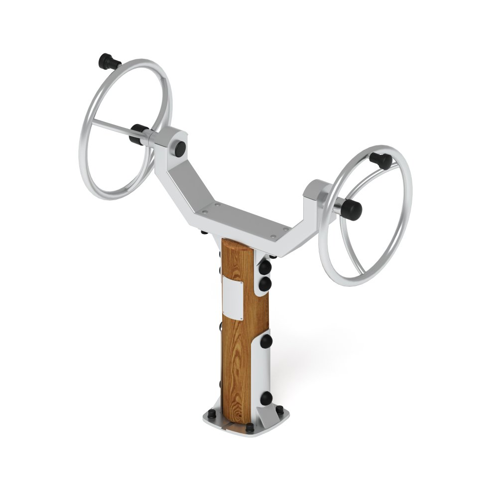 Тренажер рули (положение сидя) (лиственница темный) СТ 106-Л.И1.01