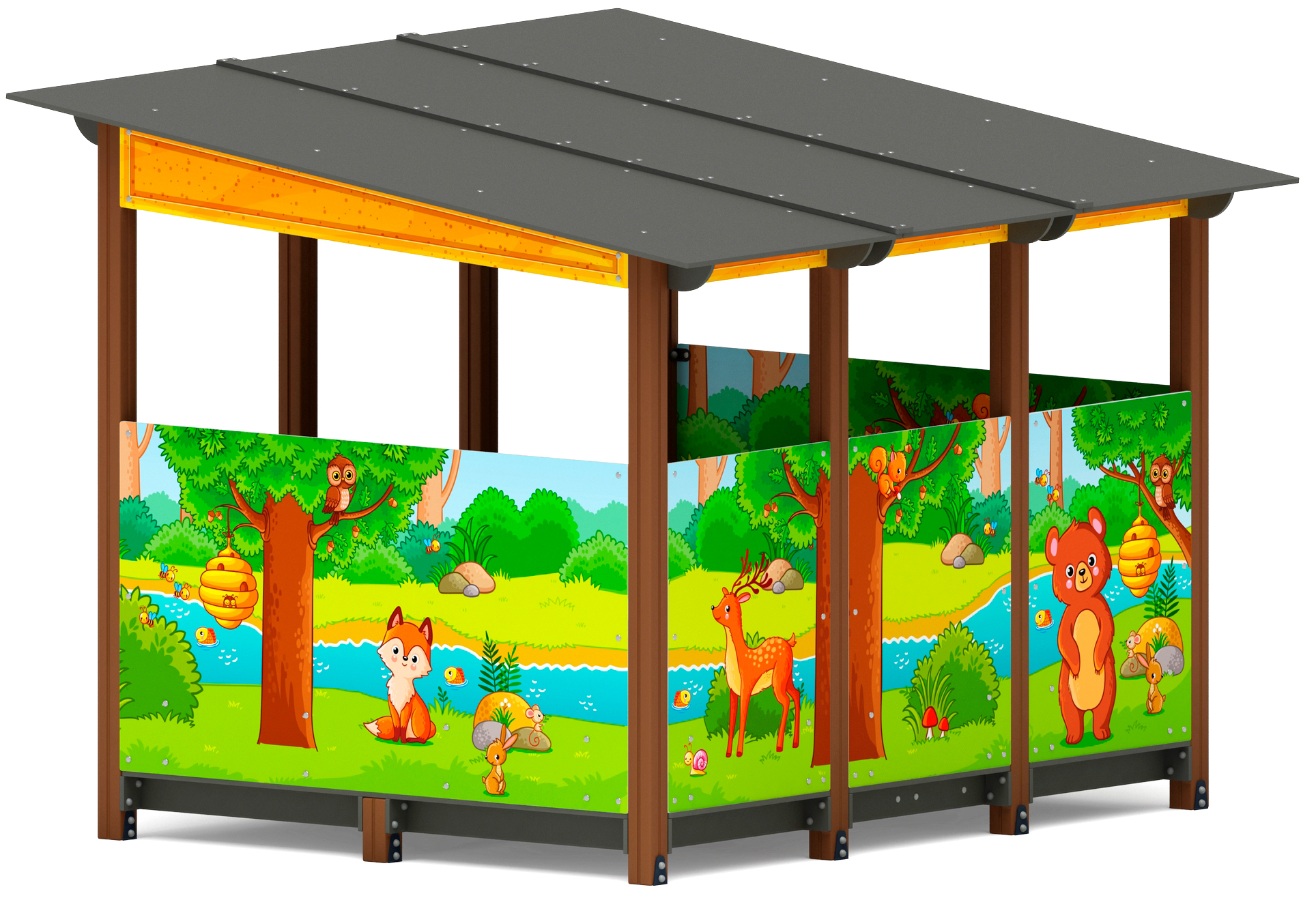 Теневой навес (Полянка) МФ 78.31.24-07