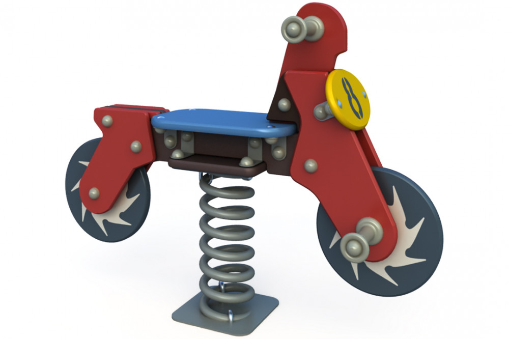 Качалка на пружине "Мотоцикл" КА-1.10