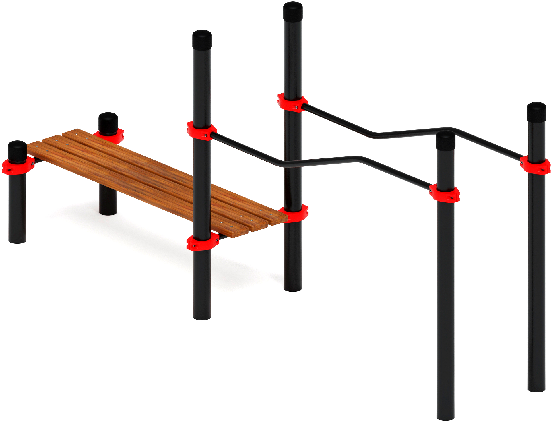 Воркаут ЛОВ 108 красный ВТ 102.23-01