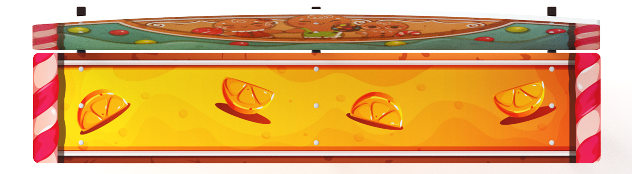 Скамейка детская Пряничный домик - МФ 41.01.01-04.И1