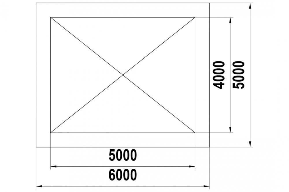Теневой навес (20м2)на болтовом соединении ТН-1.25