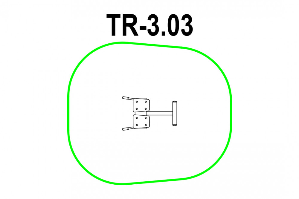 Тренажер «Гиперэкстензия» ТР-3.03