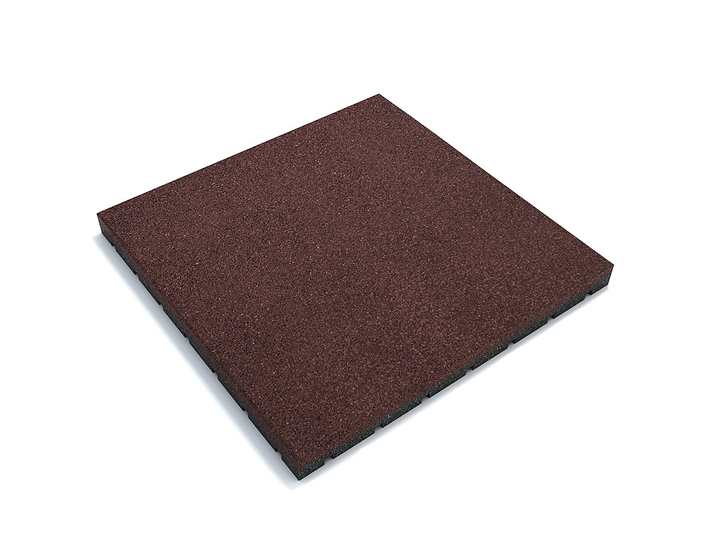 Резиновая плитка 500х500х30 мм (грунт)