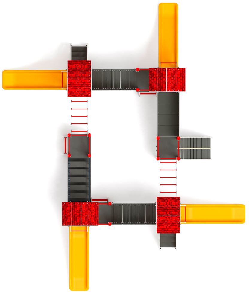 В гостях у сказки горка пластиковая Н 900 ДИК 1.05.01-28