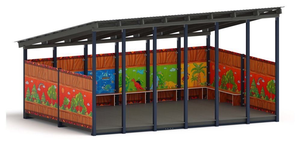 Теневой навес (Карандаши) - МФ 71.6.4-09